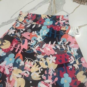 Lula Roe Floral A-Line Skirt